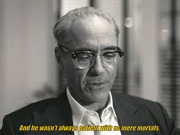 Where to, Cap? — Robert Downey Jr. as Lewis Strauss in Oppenheimer...