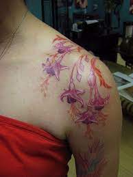 Fuschia Tattoo A Photo On Flickriver Tattoos Body Art Tattoos Flower Tattoo Designs