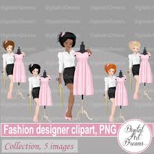 Fashion Designer Clipart Dressmaker Png African American Etsy Fashion Design Clothes Design Clip Art