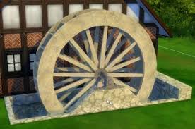 Roue Animee De Moulin A Eau Water Wheel Sims Sims 4