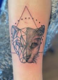 Maybe you would like to learn more about one of these? Geometric Mountain Lion Tattoo Design Spiritual Tats Round The World Magazine