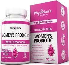Physician S Choice Womans Probiotic Probiotics Digestive Support D Mannose