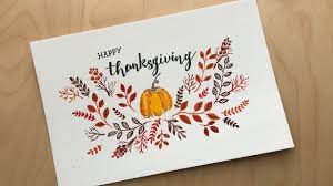 Sure, bagels may not be typically found on your thanksgiving table. Easy Thanksgiving Card Ideas Youtube