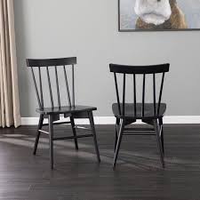 Wendlebury Solid Wood Slat Back Side Chair In 2020 Dining Chairs Black Dining Chairs Side Chairs Dining