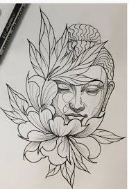 Pin By Guepreet On Painting Buddha Tattoo Buddha Tattoos Sketches