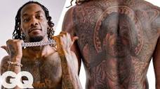 Offset Shows Off His Tattoos | GQ - YouTube