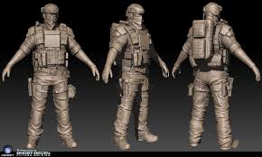 Ghost Recon Zbrush Work