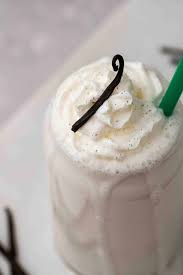 To make this vanilla bean frappuccino: Starbucks Vanilla Bean Frappuccino With No Ice Cream Lifestyle Of A Foodie