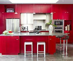 Red Kitchen Design Ideas Modern Kitchen Cabinets Shaker Style Kitchen Cabinets Kitchen Design