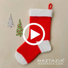 Crochet Christmas Stocking - Naztazia ®