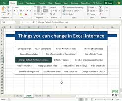 15 Default Settings That You Can Change In Excel Excel