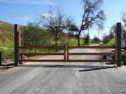 Rustic garden fence design idea. Rural Driveway Entrance Designs Design And Style
