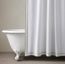 The simplest answer is that if your shower curtain has a liner, the liner goes inside, and the shower curtain goes outside. Shower Curtain Vs Shower Door Which One Should You Have