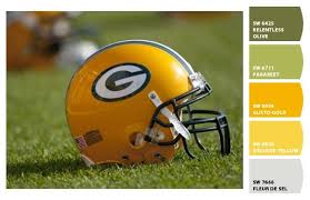 During one game a year they can wear a throwback jersey and that is when they wear a blue and gold jersey. Chip It By Sherwin Williams Go Pack Go Sherwin Williams Green Green Bay Packers Sherwin Williams