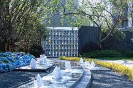 苏南万科常熟尚湖 璞悦雅筑 亦构都市 mooool木藕设计网 landscape structure exterior decor landscape design