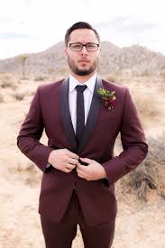 Wedding Black And Burgundy Suit Stay On Trend With This Burgundy Tuxedo Burgundy Tuxedo Burgundy Suit Burgundy Wedding