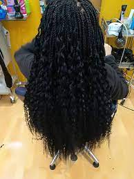 Kaschierte und unkaschierte open braids frisuren aus thermofiberhaar magic style heat. Nancy S Afroshop Braids