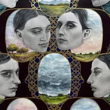 Watercolor landscape abstract storm sunset tropical seascape ocean gift  clouds sky painting artwork art 5x7 9x12 art print by perriewinkles