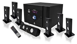 Amazon Com Pyle Pt798sba 7 1 Channel Home Theater System With Satellite Speakers Home Theater Sound System Wireless Home Theater Home Theater Speaker System