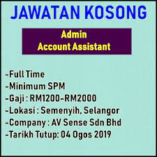 *email please enter your valid email address. Admin Account Assistant Semenyih Selangor Jobs Full Time Admin Office Finance On Carousell