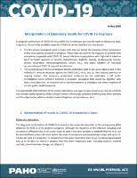 Covid 19 andhra pradesh health, medical and family welfare department. Interpretation Of Laboratory Results For Covid 19 Diagnosis