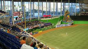Marlins general manager kim ng speaks during the celebrating america event as part of joe biden and kamala harris' inauguration ceremonies. Leftfield Area At Marlins Ballpark With Nice View Outside Picture Of Marlins Park Miami Tripadvisor