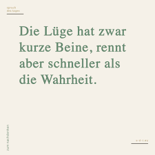 Luge Spruch Des Tages