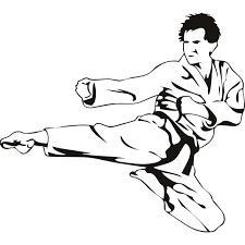 Karate Flying Kick Martial Arts Sketch Http Colorasketch Com Karate Flying Kick Martial Arts Sketch Download Karate Images Karate Martial Arts