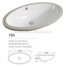 undermount bathroom sink oval
