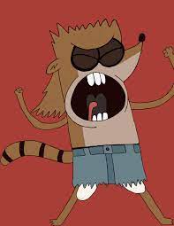 My drawing of Rigby : rregularshow