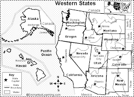 Teaching children to read is an important skill they'll use for the rest of their lives. Western Us States Map Quiz Printout Enchantedlearning Com