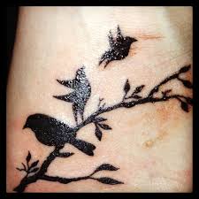 Miscarriage Birds On A Branch Tattoo Three Little Birds Quote Every Little Thing Is Gonna Be Alright Or Don T Worry Little Bird Tattoos Tattoos For Daughters Tribute Tattoos