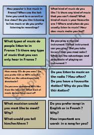 If you would rather avoid all this work, it might be better to buy a musical greeting card and just replace the melody generator with one of your own. Speaking Writing Cards About Music Esl Worksheet By Flo84