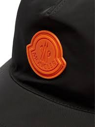 Pledge Your Allegiance To Virgil Abloh S Moncler O Collection With This Black Twill Cap It S Crafted In Mens Accessories Fashion Clothing Labels Design Rubber