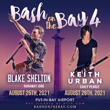 Clay's park is proud to host the annual country fest and is excited to welcome festival attendees from across the country. Bash On The Bay 2021 Headlining Blake Shelton Keith Urban