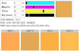 Cmyk To Uncoated Pms Colors