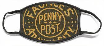 1887 Faunce S Atlantic City Penny Post Stamp 1ct Yellow Mustard Edition Mail Artpost Face Mask For Sale By Fred Larucci In 2021 Face Mask Masks For Sale Mask