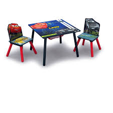 Disney Pixar Cars Table Chair Set With Storage Image 1 Of 3 Car Table Table And Chairs Upholstered Chairs
