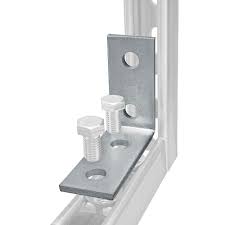 Superstrut 4 Hole 90 Degree Angle Strut Bracket Silver Galvanized Zab205eg 10 The Home Depot In 2020 Bracket The Struts Galvanized