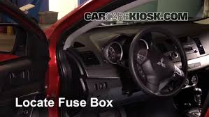 Mitsubishi lancer 2007 2017 fuse box diagram auto genius. Interior Fuse Box Location 2008 2017 Mitsubishi Lancer 2012 Mitsubishi Lancer Se 2 4l 4 Cyl
