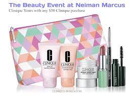 Beauty Event At Neiman Marcus A Clinique Gwp Free With Any 50 Clinique Purchase Http Clinique Bonus Com Other Us Stor Clinique Free Cosmetics Beauty Event