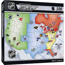 Maybe you would like to learn more about one of these? Nhl Hockey Map 500 Piece Jigsaw Puzzle Toys R Us Canada