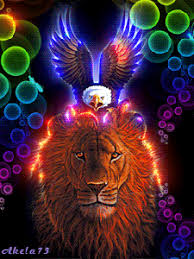 Neon Animals Animals Lion Wallpaper Art Videos