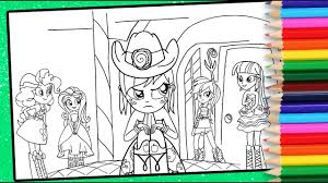 They are shining examples of the magical qualities of friendship! Mlp Equestria Girls Colouring Page My Little Pony Coloring For Kids Mlp Eg Youtube