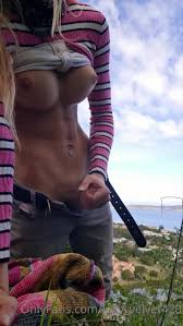 Lucy Velvet enjoys a steamy shower