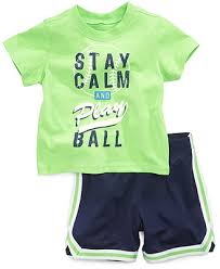 First Impressions Baby Boys 2 Piece T Shirt Shorts Set
