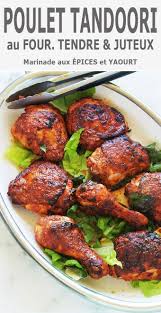 Poulet Tandoori Au Four Ou Poele Recette Facile Recette En 2020 Poulet Tandoori Recette Indienne Facile Recette Facile