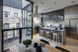stylish townhouse interior in new york