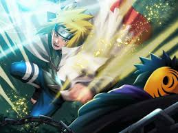 Minato Vs Obito Naruto Manga Colorido Animes Wallpapers Naruto Personagens