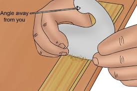 Similarly, you may ask, how does a card scraper work? How To Use A Curved Cabinet Scraper